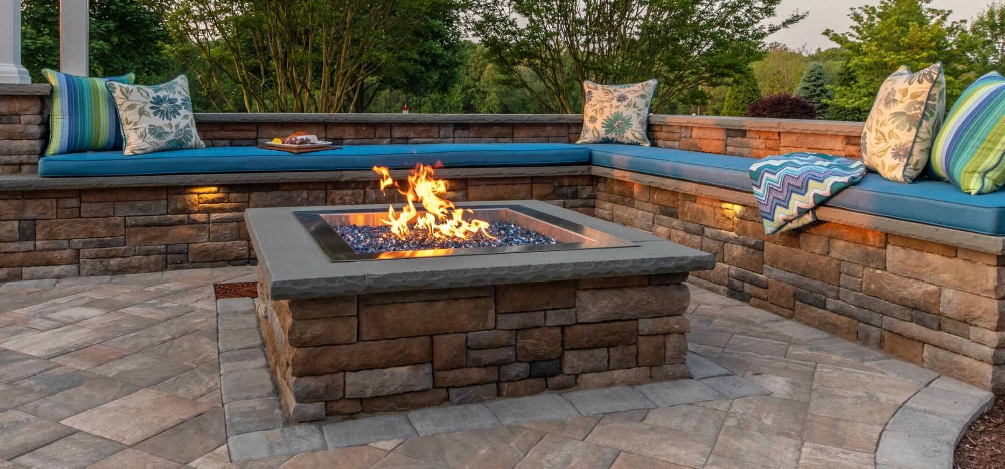 Natural Gas Fire Pits burn clean, are easy to use and never run out of fuel